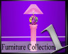 Pink/Purple Floor Lamp