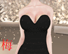 梅 black sparkle dress