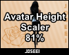 Avatar Height Scale 81%