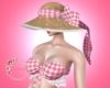 D cutielace hat pink