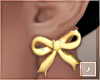 ,Gold Bow Earrings