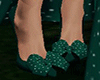 green sexy shoes