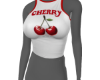 Leah Top Cherry