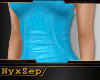 ! BLUE LATEX DRESS RXL