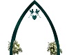 PC Teal Wedding Arch