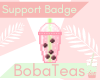 BobaTea Support Badge