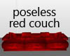 Poseless Red Couch