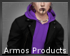 -A-: Jacket w/Hoodie Pur