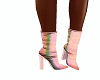 YM - BOOTS - PINK HOLO -
