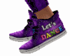 Let's Dance purple shoes