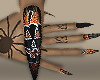Hallowen nails + tatto