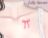 ribbon mini tattoo