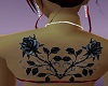Black Roses Back Tattoo