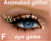 gold eyeliner gems ANI F