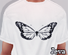 j. top butterfly white m