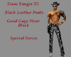 TR Leather Pants Black