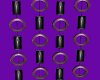 Purple-Blk Curtain