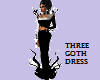Goth Three Blk. Dress