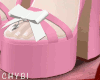 C~Pink/White Cutie Heels