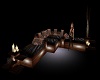 Leather N Wood Sofa Set