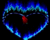 blue flame heart