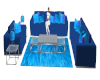 Blue Couch set w/poses