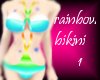 rainbow bikini 1