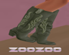 Army green boots