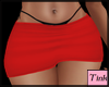 sisters red skirt