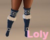  Blue Snowflake boots