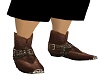 Brown cowboy boots