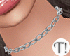 T! Silver Chain Choker