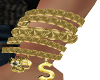 (L)-Gold Hip Hop Bracele