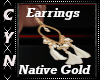 Native Gold Earrings