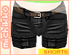 *M Black Shorts w/Belt