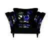 4 Pose Blue Rose chair