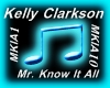 Kelly Clarkson Mr. Know