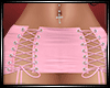 LS~latex skirt pink