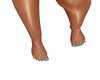 Bare Feet Teal
