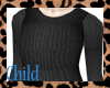 x!Child Black Sweater