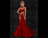 Melody Splitz Red Gown