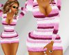 bmxl-pink sweater dress