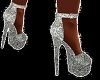 light silver heels