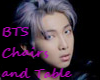 BTS Chairs with table