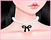 Necklace pearls black