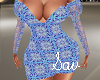 De'collage Dress-Blue