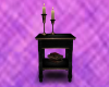 Lx DRK VAMP CANDLE TABLE