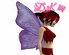 ~DK~ purple swirl wings