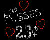 kisses 25 cents m