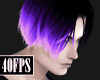 Cyberpunk purple hair